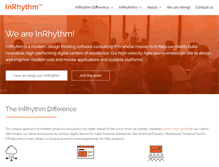 Tablet Screenshot of inrhythm.com