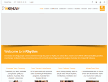 Tablet Screenshot of inrhythm.com.au